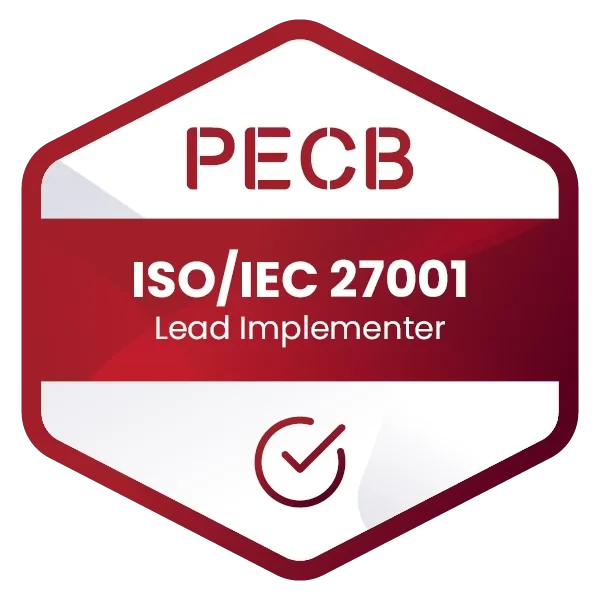 PECB ISO 27001 LI certification badge